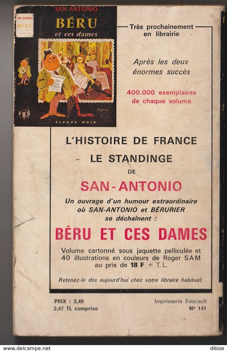 Roman. Maurice Limat. Ici, Le Bourreau. Fleuve Noir  Angoisse N° 141. 1967. Etat Moyen. - Fantásticos