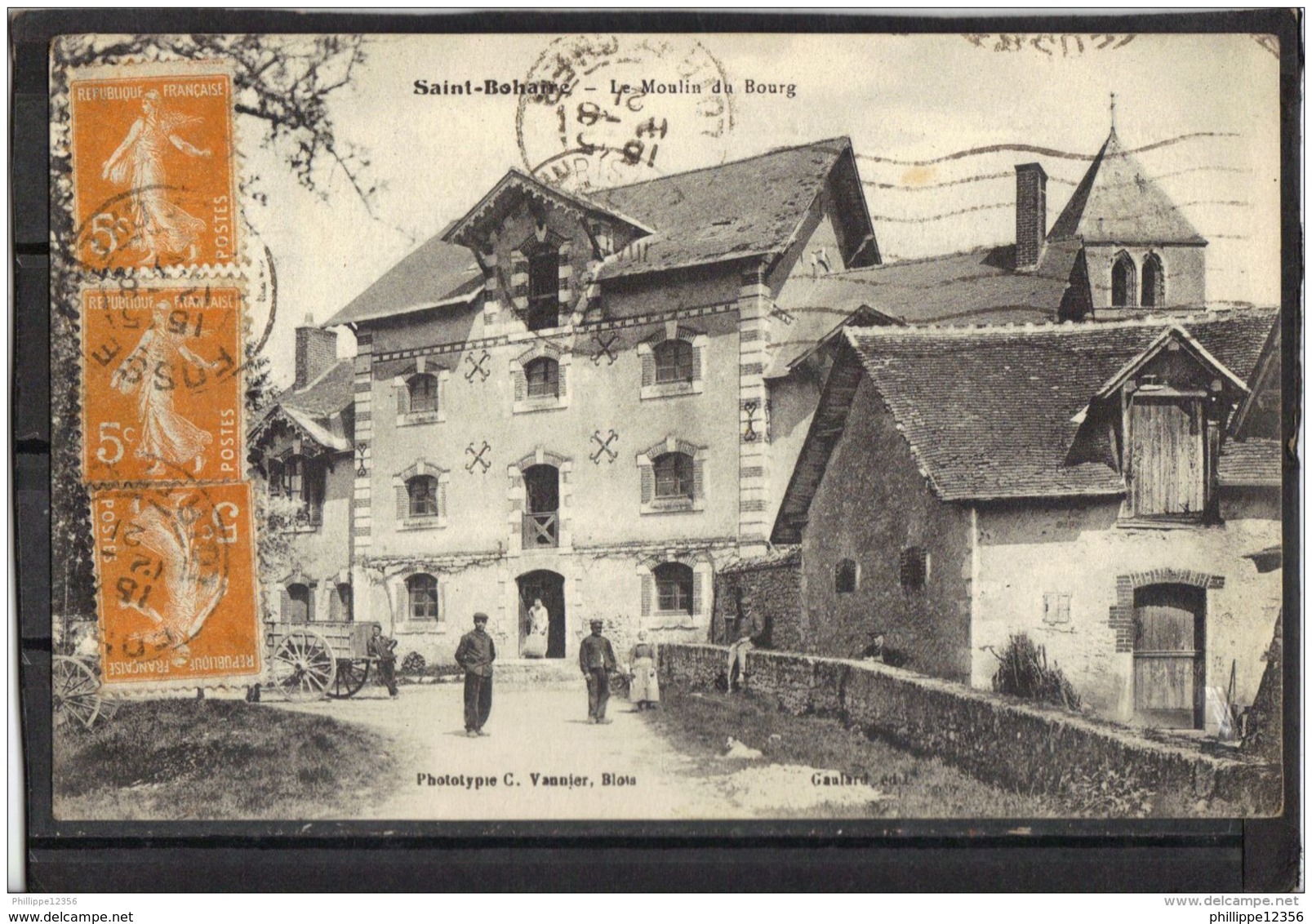 41150 .  SAINT BOHAIRE . LE MOULIN DU BOURG . CIRCULEE  12921. - Autres & Non Classés