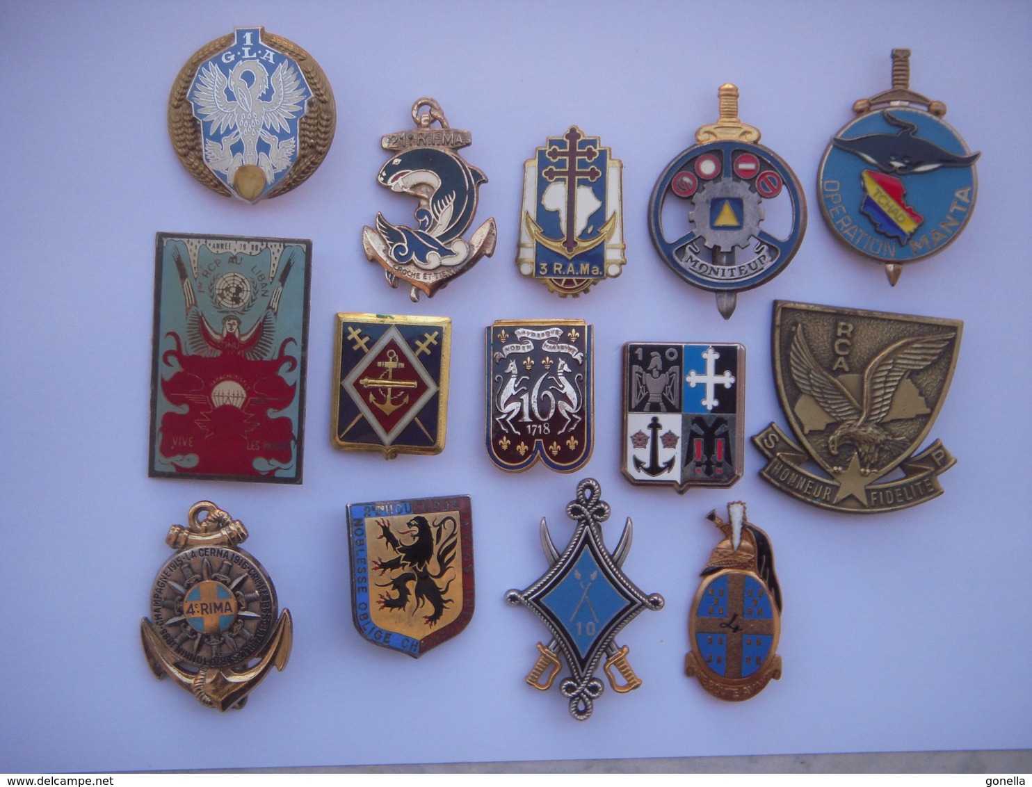 Lot De 14 Insignes Militaires Divers  !!! - Armée De Terre