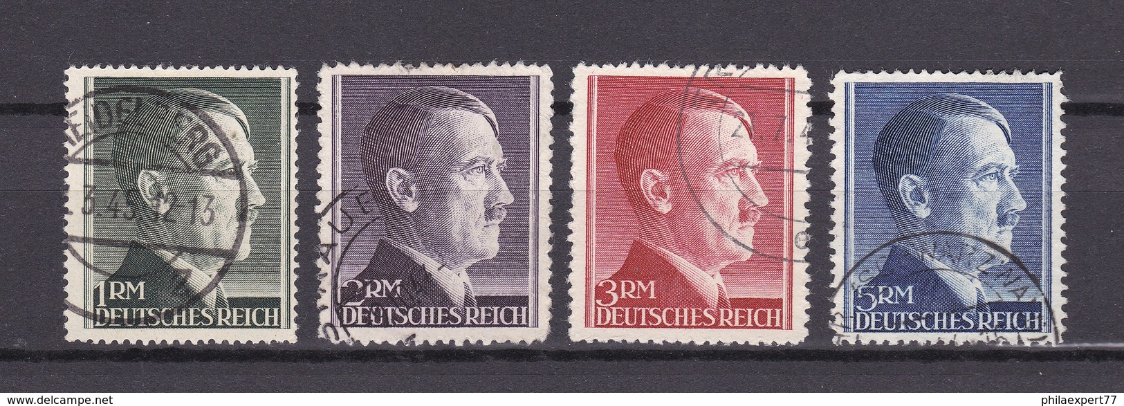 Deutsches Reich - 1942 - Michel Nr. 799/802 A - Gest. - 100 Euro - Gebraucht