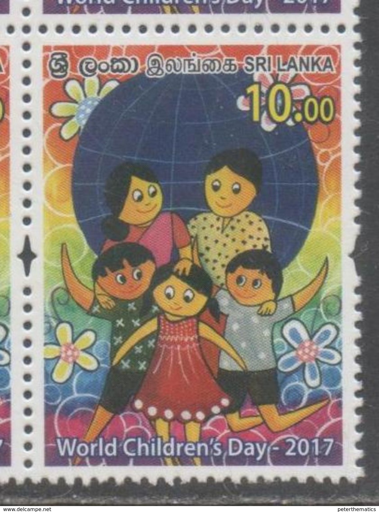 SRI  LANKA, 2017, MNH, WORLD CHILDREN'S DAY ,1v - Other & Unclassified