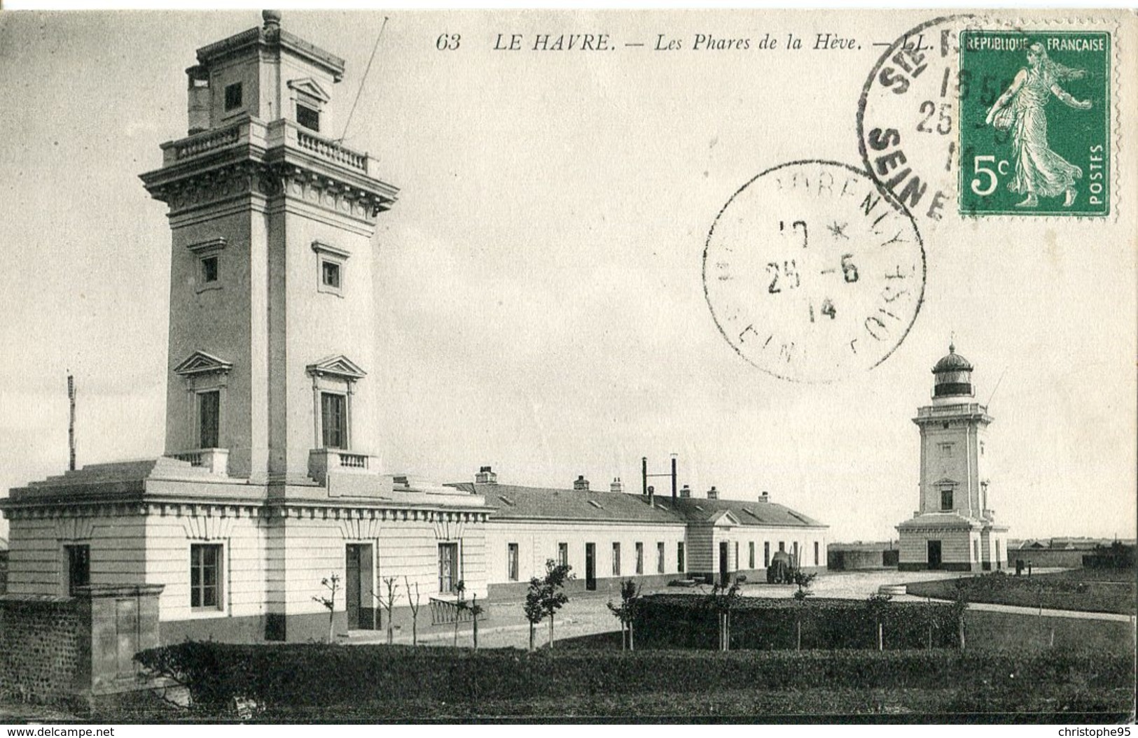 76 .20745 . Le Havre . Les Phares De La Heve .vue Generale . - Cap De La Hève