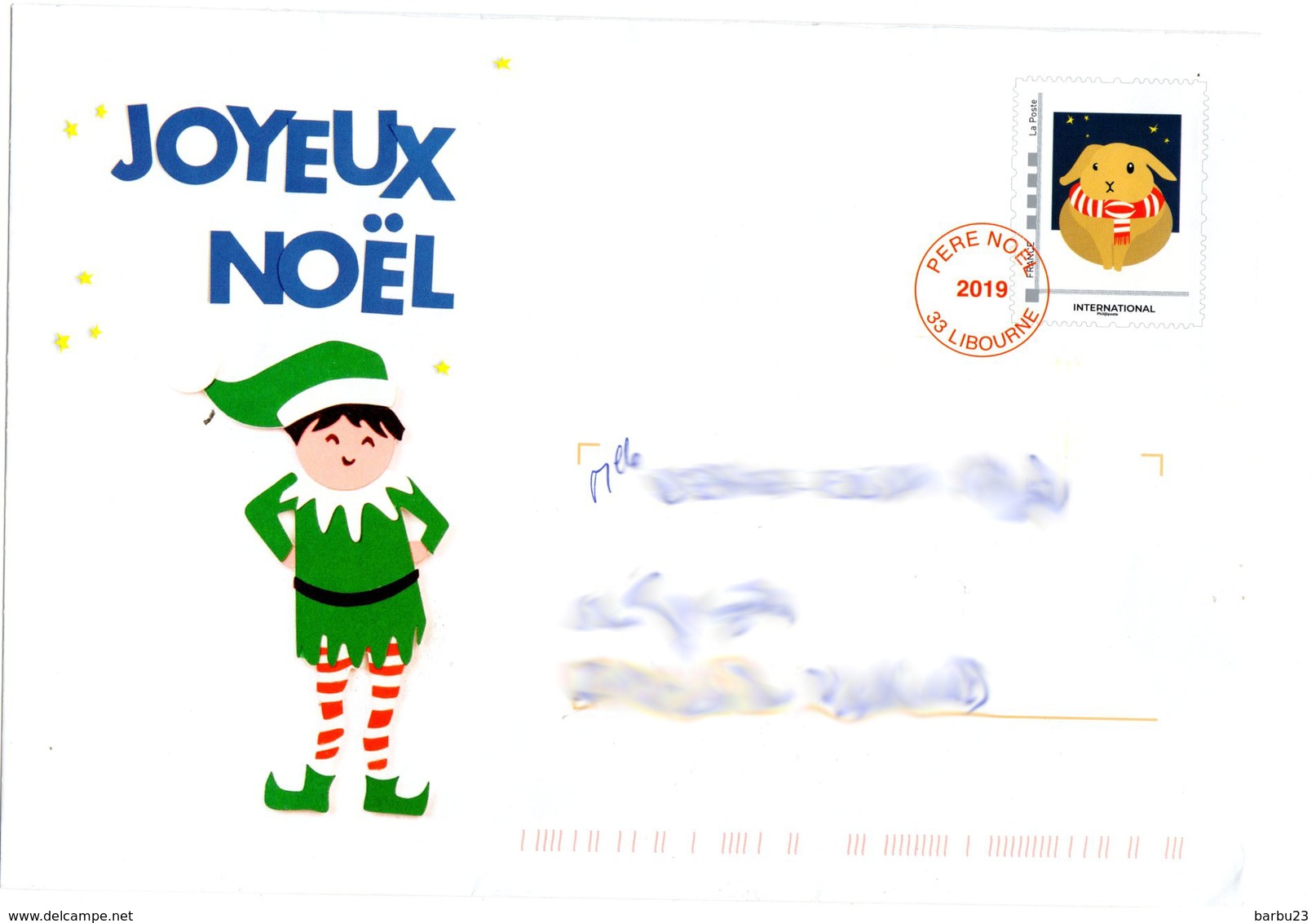 Entier Postal Monde Réponse Du Père Noël 2019 (ouverte Et Vide) Lot 42J/228964 - Prêts-à-poster:  Autres (1995-...)