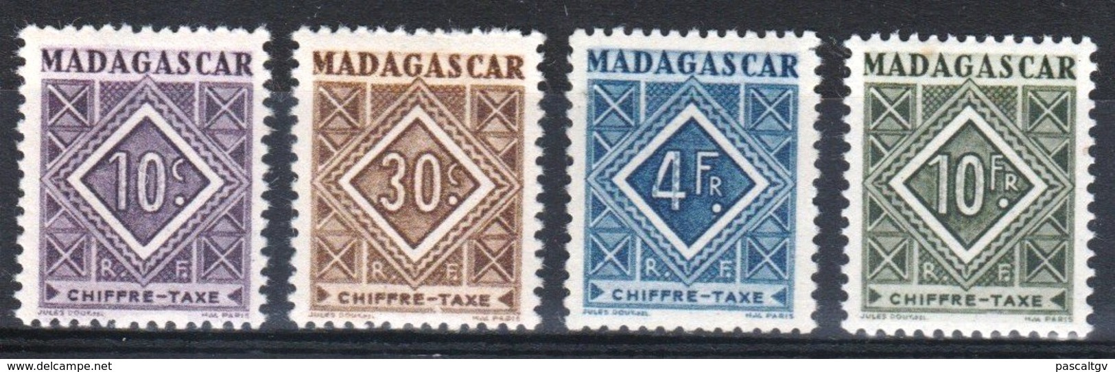 Madagascar -TAXE - Entre N°31 Et 39 - Portomarken