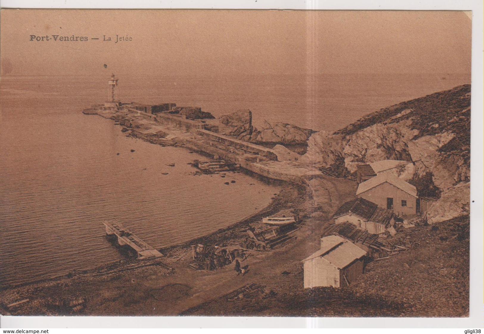 CPA-66-Pyrénées Orientales- PORT-VENDRES- La Jetée- - Port Vendres