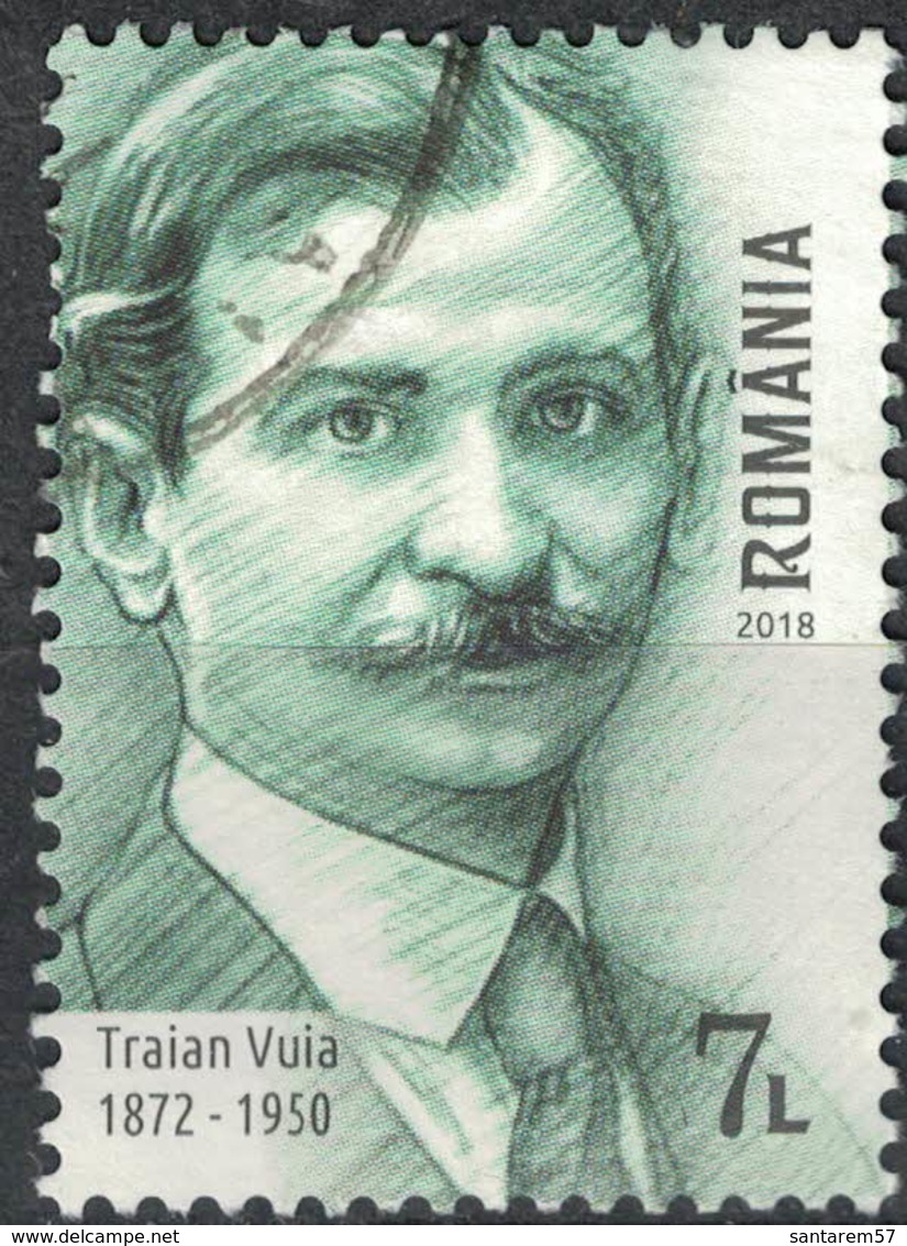 Roumanie 2018 Oblitéré Used Traian Vuia Inventeur Pionnier De L'Aviation SU - Used Stamps