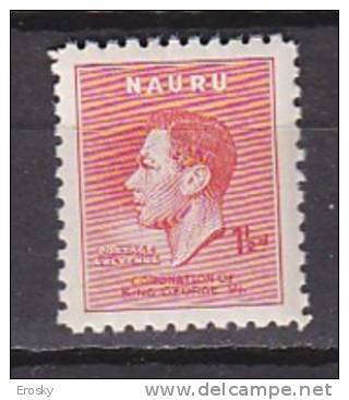 P3781 - BRITISH COLONIES NAURU Yv N°33 ** Taches De Ruille Points Of Rust - Nauru