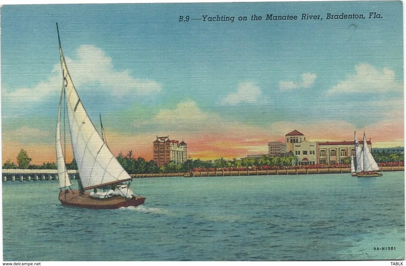 0156 - AMERIKA - USA - BRADENTON - FLORIDA - YACHTING ON THE MANATEE RIVER - Bradenton