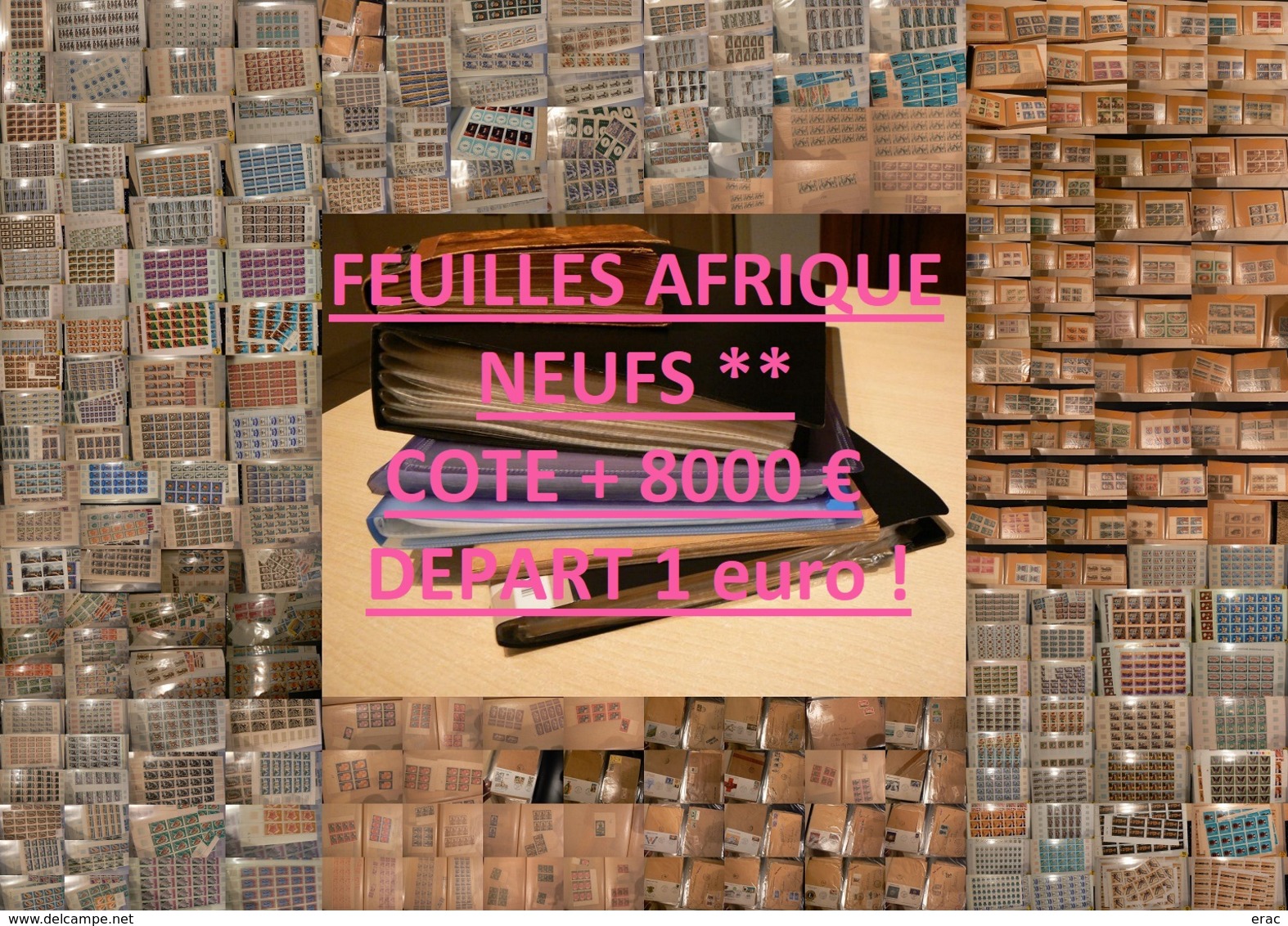 Afrique Francophone - Gros Stock De Feuilles Complètes Et Blocs De Timbres - Neufs ** - Cote + 8 000 Euros - Collections (with Albums)