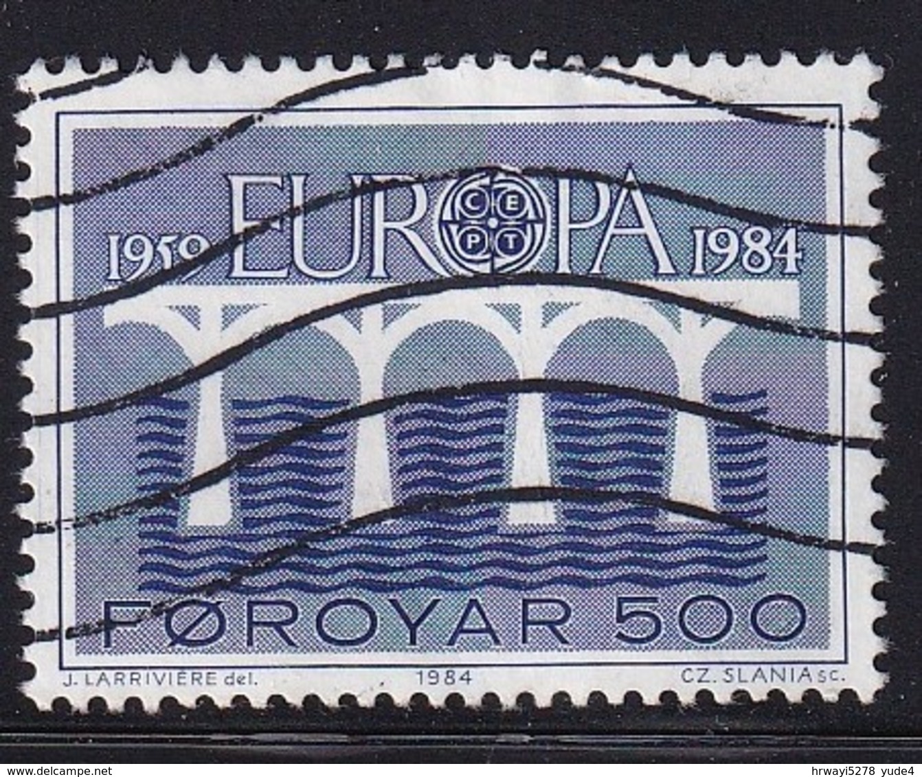 Faroe Islands 1984, Europe Minr 98 Vfu - Faroe Islands