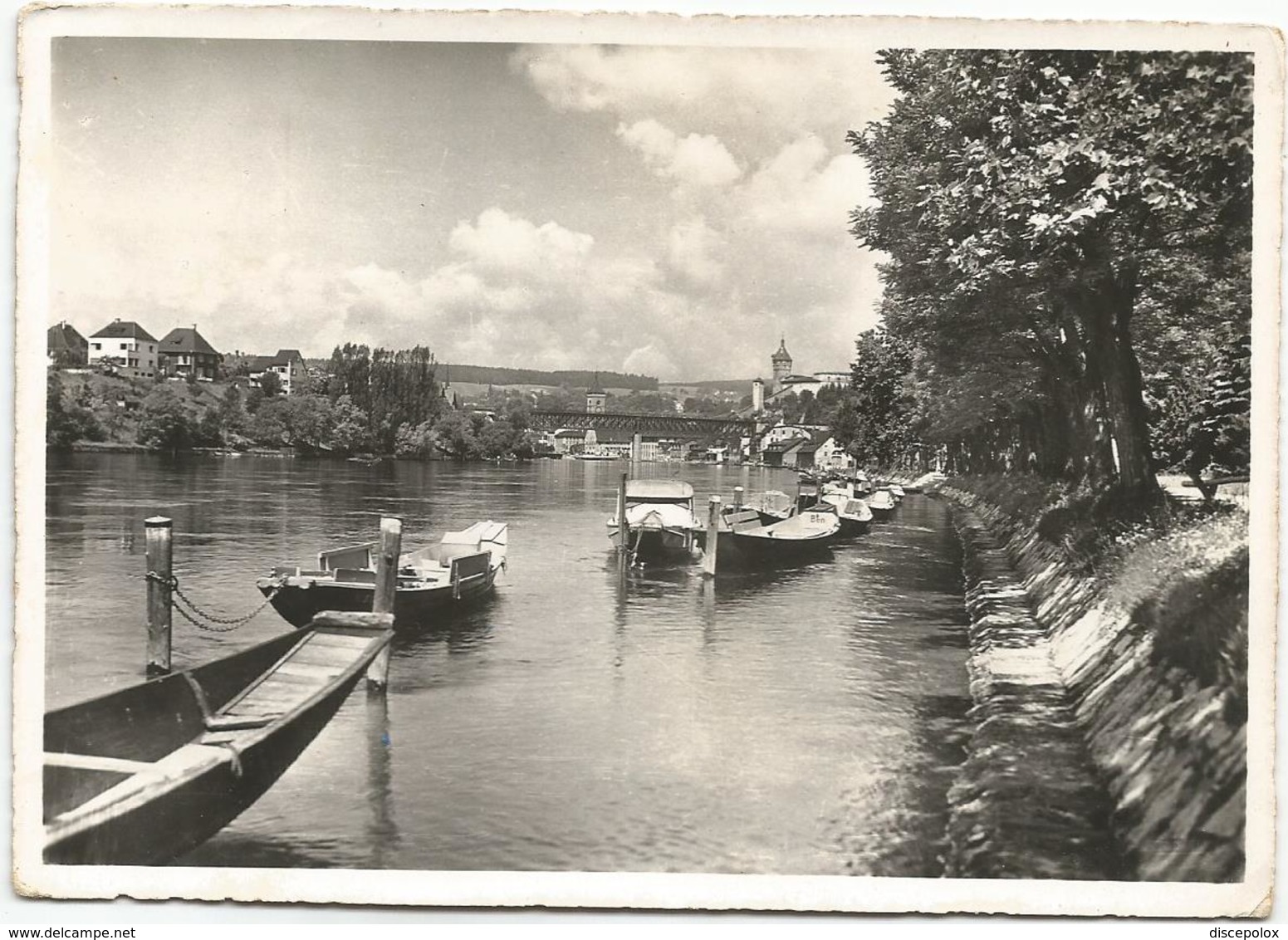 Y4915 Schaffhausen - Rheinquai - Barche Boats Bateaux / Viaggiata 1955 - Altri & Non Classificati