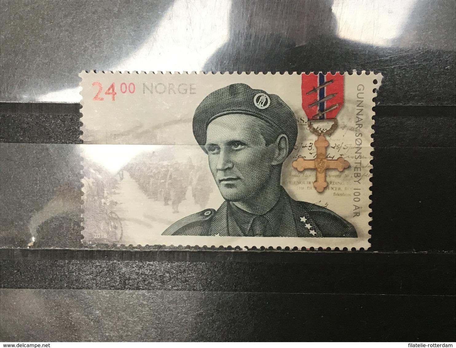 Noorwegen / Norway - 100 Jaar Gunnar Sonsteby (24) 2018 - Used Stamps