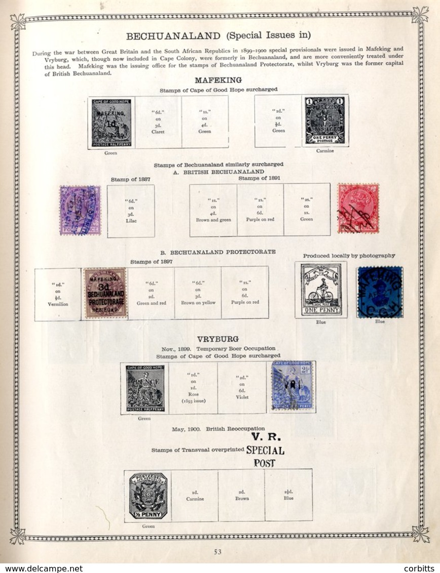 ALL WORLD Collection Housed In An Old Ideal Album (4th Edn) Covering The Period 1840-1910 Incl. M & U Ranges From Most T - Sonstige & Ohne Zuordnung