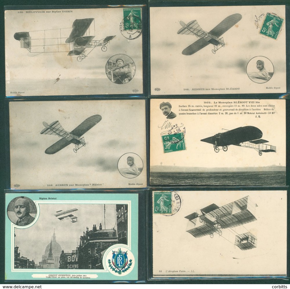 AVIATION Selection Of Mainly French Aviators And Their Machines Incl. Two Crashes (16) Also A Further Ten Postcards Main - Ohne Zuordnung