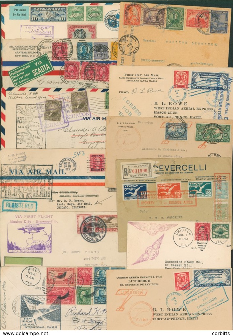 PAN PACIFIC CLIPPER AIRMAIL COVERS Collection Circa 1920's/30's Of Over 570 Airmail Covers All Housed In 16 Loose Leaf B - Autres & Non Classés