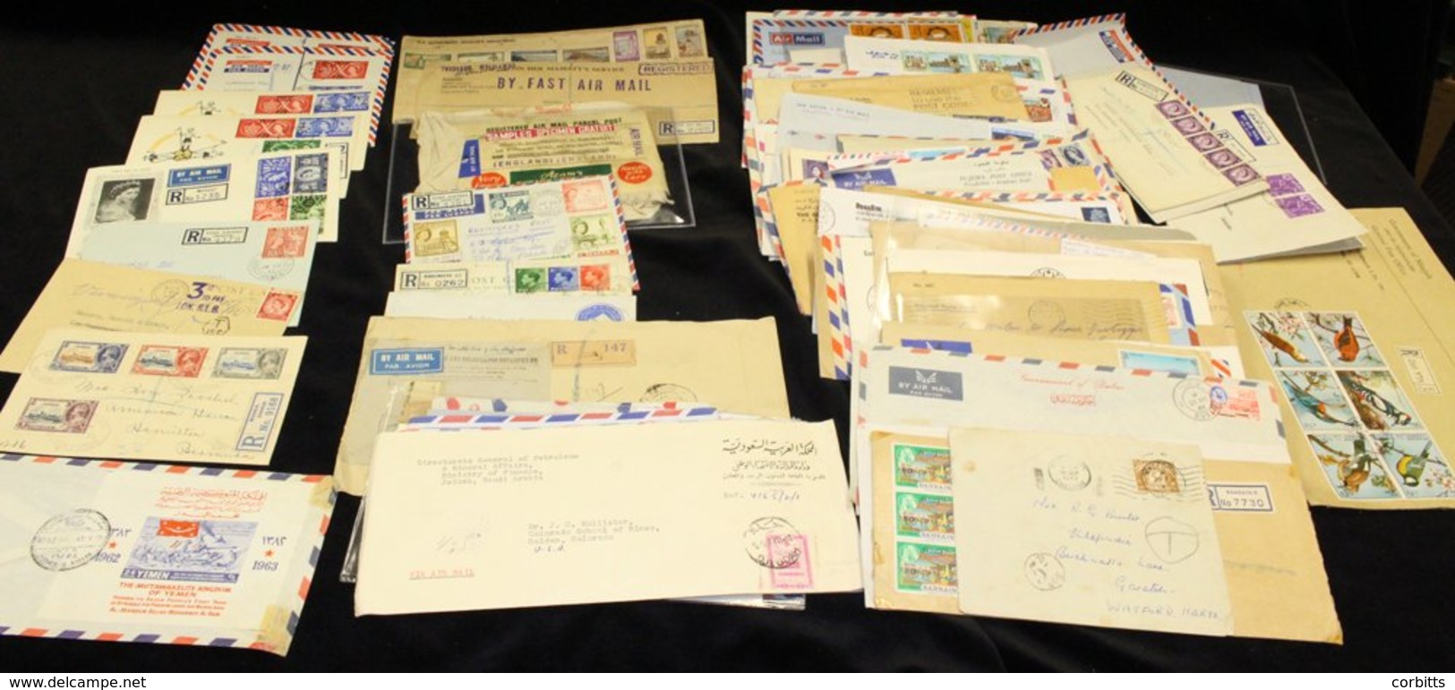 WORLD COVERS Assortment With Useful Middle East Commercial Mail, Several Boy Scouts Covers, Further Miscellaneous. Viewi - Sonstige & Ohne Zuordnung