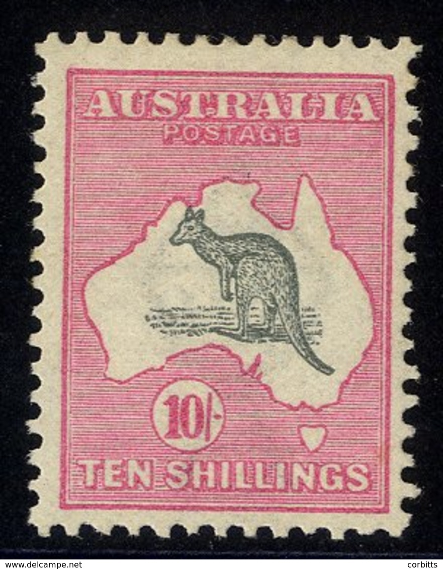 1913 10s Grey & Pink, Fine M, SG.14. Cat. £900. (1) - Sonstige & Ohne Zuordnung