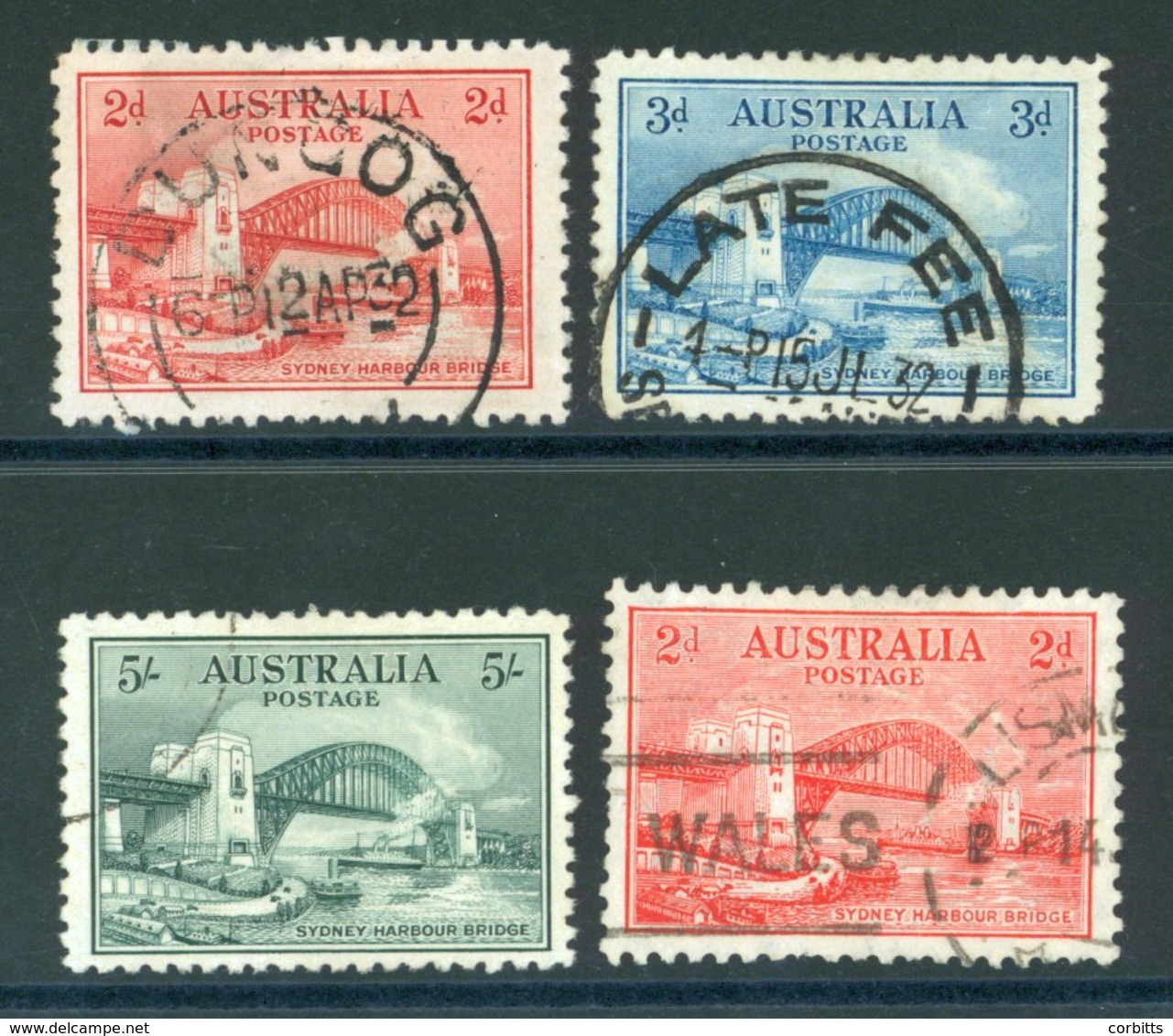 1932 Bridge Set FU, SG.141/4. Cat. £200. (4) - Sonstige & Ohne Zuordnung