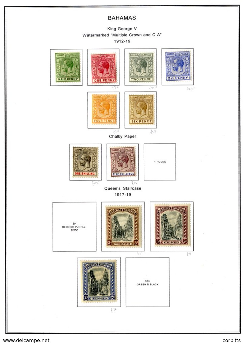 1860's-2000+ Mainly M Collection On Printed Leaves In A Ring Binder, Highlights Incl. 1884-90 4d, 6d M, 1903 To 5s M, 19 - Autres & Non Classés