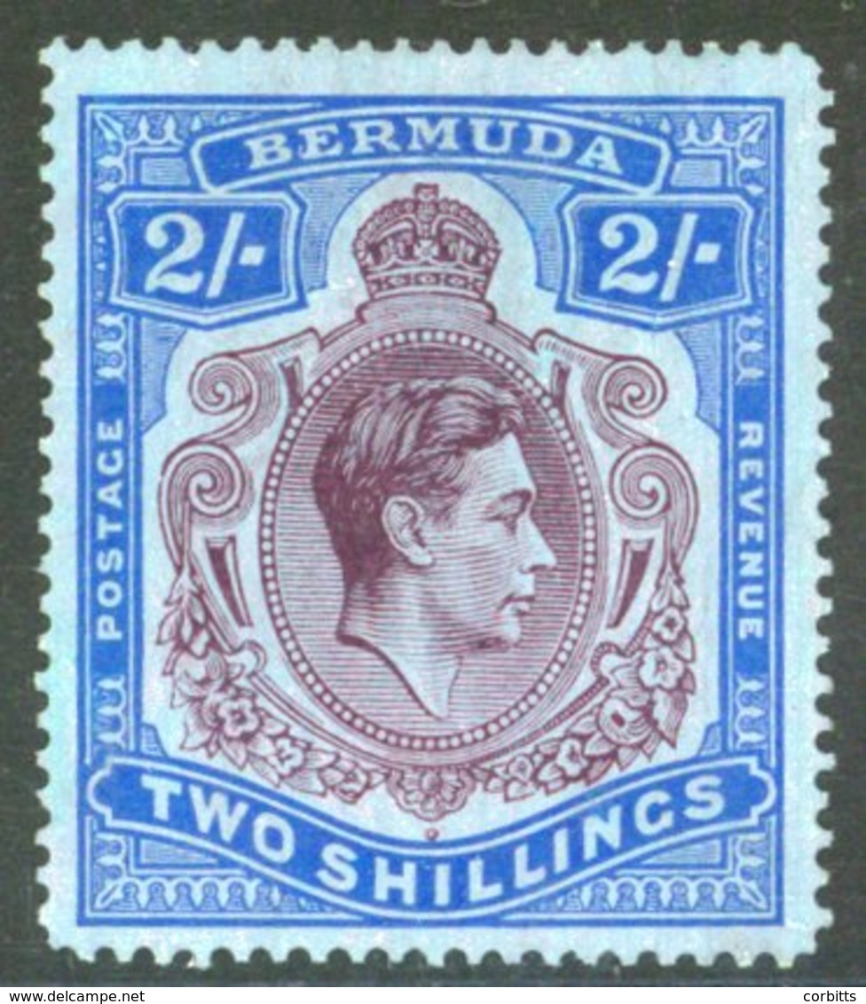 1941 Line Perf 14½ 2s Deep Purple & Ultramarine/grey Blue, M (brown Streaky Gum), SG.116b. Cat. £350. (1) - Sonstige & Ohne Zuordnung