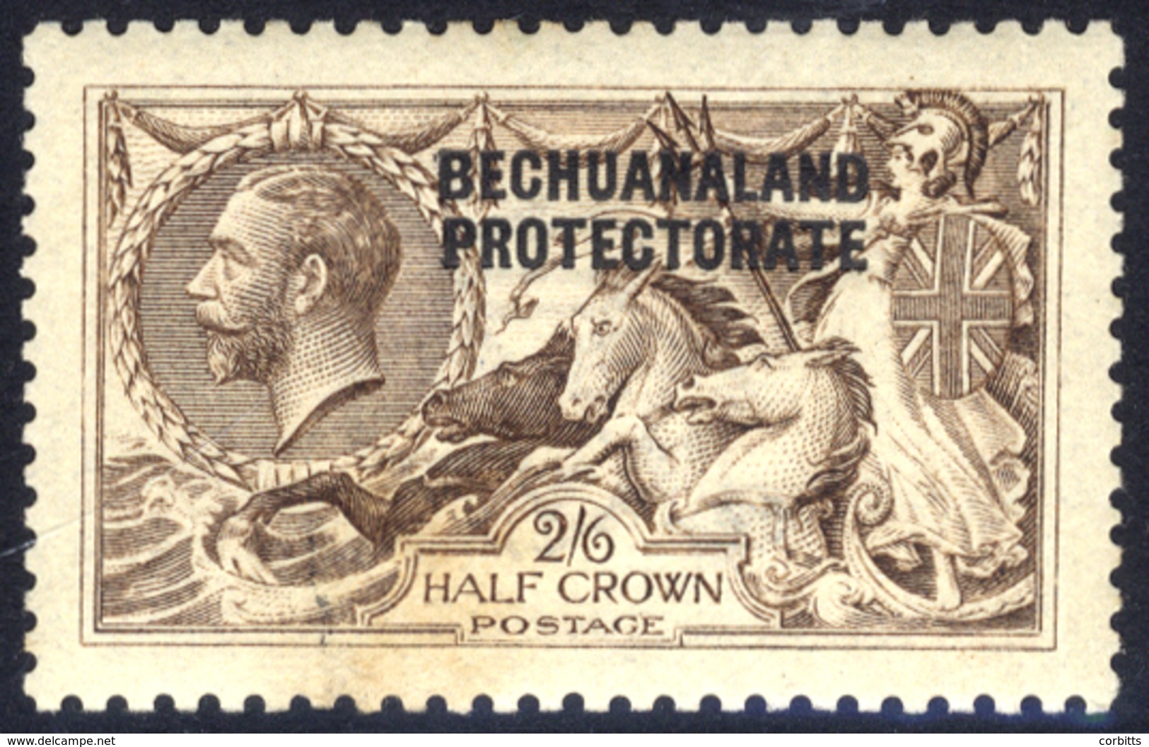 1916-19 DLR 2/6d Pale Brown With Re-entry, Well Centred Fine M Example, Gum Toned. SG.85a. BPA Cert. 1963, Cat. £1200 - Sonstige & Ohne Zuordnung