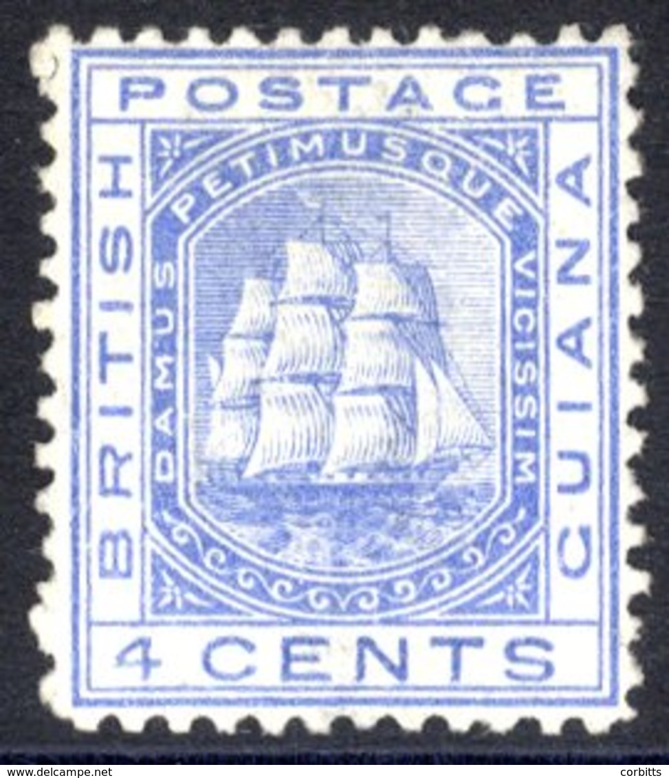 1877 Perf 12½ 4c Blue, Unused Example, SG.135 (Cat. £1200 As M), RPS Cert. 1970. - Sonstige & Ohne Zuordnung