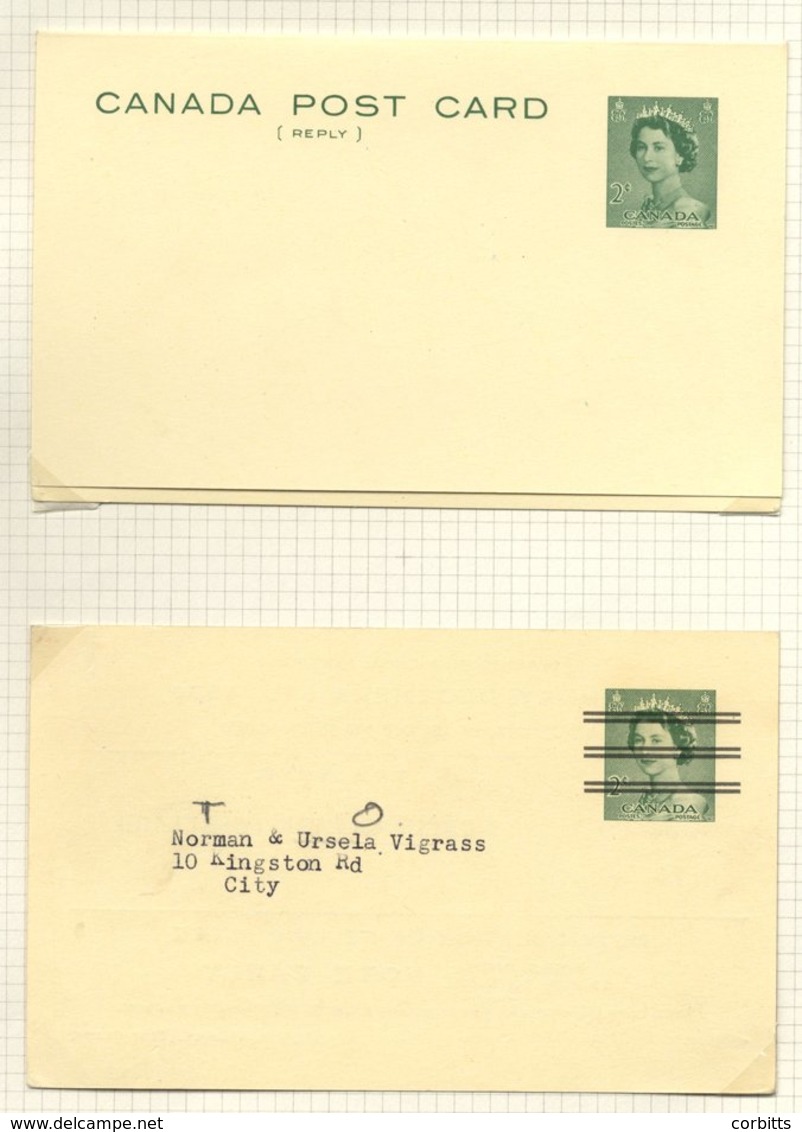 1953-71 QEII Wrappers, Postcards & Reply Paid Cards Study, Both Unused & U. (36) - Sonstige & Ohne Zuordnung