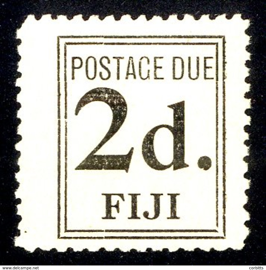 1917 2d Postage Due M, SG.D3. Scarce. Cat. £325 - Sonstige & Ohne Zuordnung