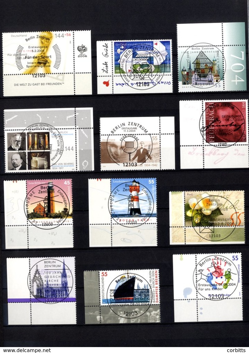 2000-10 Modern Collection Of VFU Stamps (odd UM) Mainly Fine Corner Marginal Examples Each With A Fine Central Upright C - Sonstige & Ohne Zuordnung