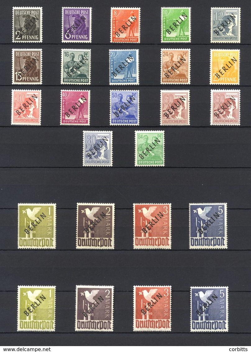 1948-90 Fine Collection Neatly Presented In A Black Page Stock Book From The 1948 Black Overprints Set UM, 1949 Red Over - Sonstige & Ohne Zuordnung