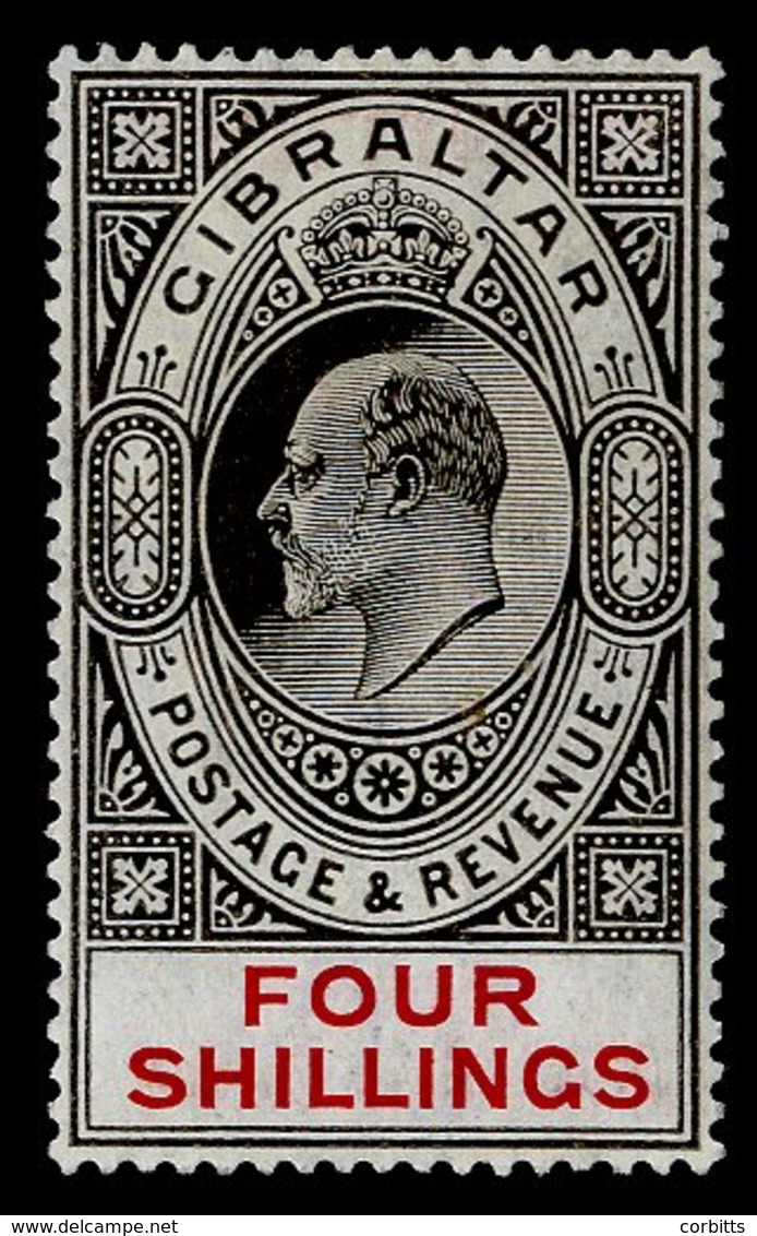 1906-11 MCCA 4s Black & Carmine, A Hint Of Gum Toning, But Well Centred & Lightly Hinged, SG.73, Cat. £170. (1) - Sonstige & Ohne Zuordnung