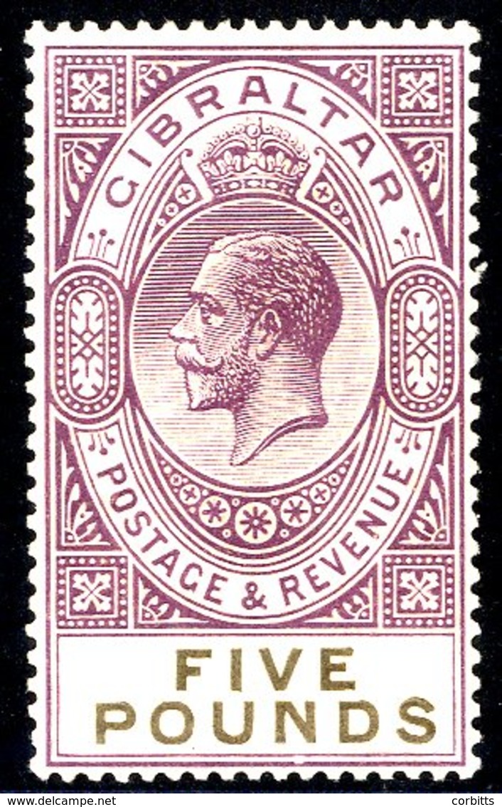 1925 £5 Violet & Black, Fine M, Gum A Little Toned. SG.108. - Sonstige & Ohne Zuordnung