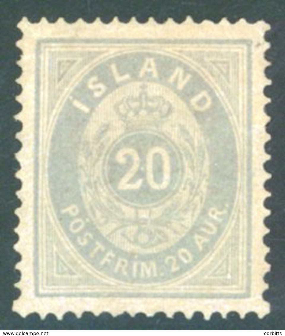 1882-95 20a Grey Blue Part O.g, SG.22a. Cat. £450. (1) - Sonstige & Ohne Zuordnung