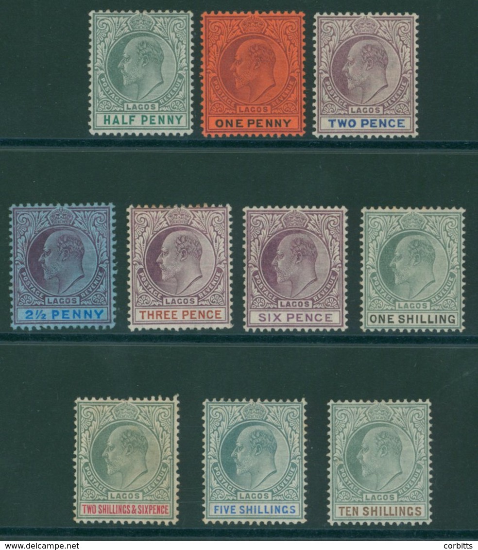1904-06 MCCA Set M (some Tone Spots On 2½ & 3d Vals, 2½d & 2/6d Creased), SG.54/63a. Cat. £170. (10) - Sonstige & Ohne Zuordnung