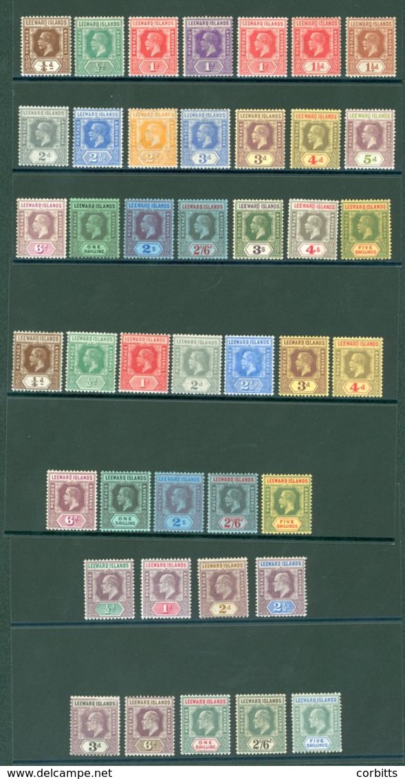 1902 CCA Set Fine M, SG.20/28, 1912-22 MCCA Set Fine M, SG.46/57b, 1921-32 MSCA Set Up To 5s, Fine M (3s & 4s - Faults), - Sonstige & Ohne Zuordnung