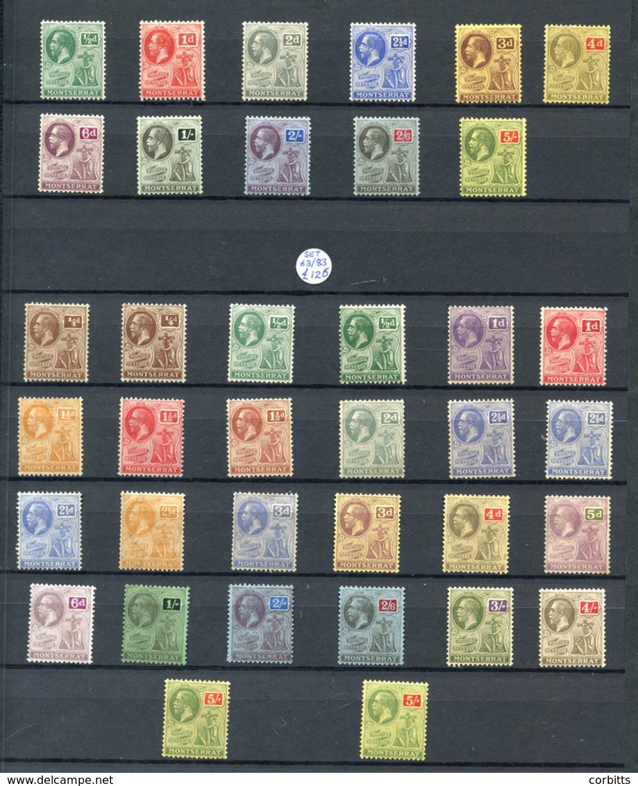 1903 CCA Set, M (½d Is FU, 5s Is Creased), SG.14/23, 1916-22 MCCA Set M, SG.49/59, 1922-29 MSCA Set, M (odd Lower Value  - Sonstige & Ohne Zuordnung