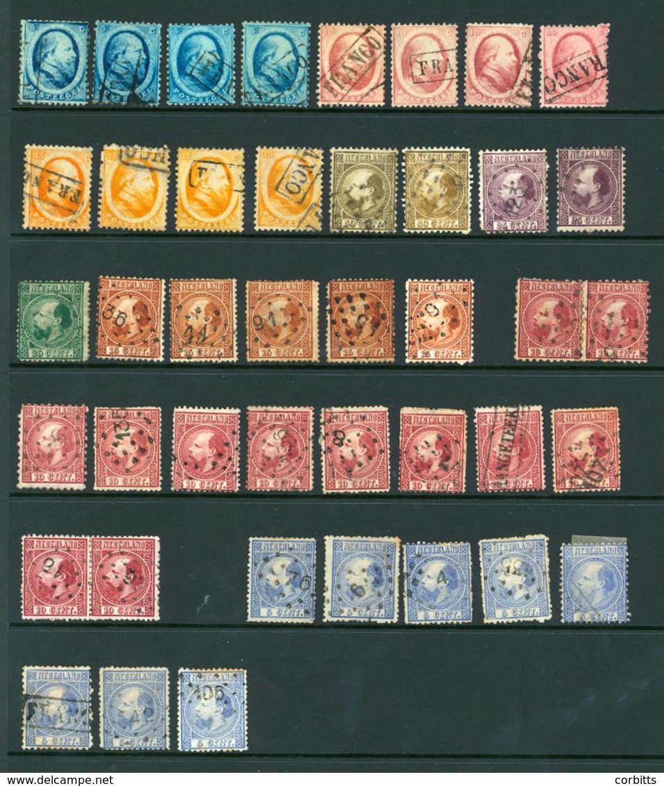 1846 5c (4), 10c (4), 15c (4), 50c (2), 25c (2), 20c, 15c (5), 10c (8) + Pairs X 2, 5c (8), All U. (42) - Autres & Non Classés