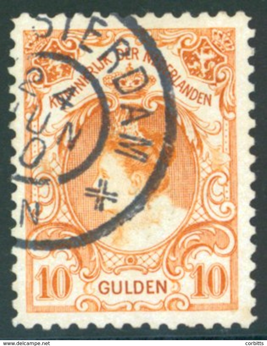 1899 10p Orange-red VFU Amsterdam C.d.s. SG.197. Cat. £1000. - Sonstige & Ohne Zuordnung