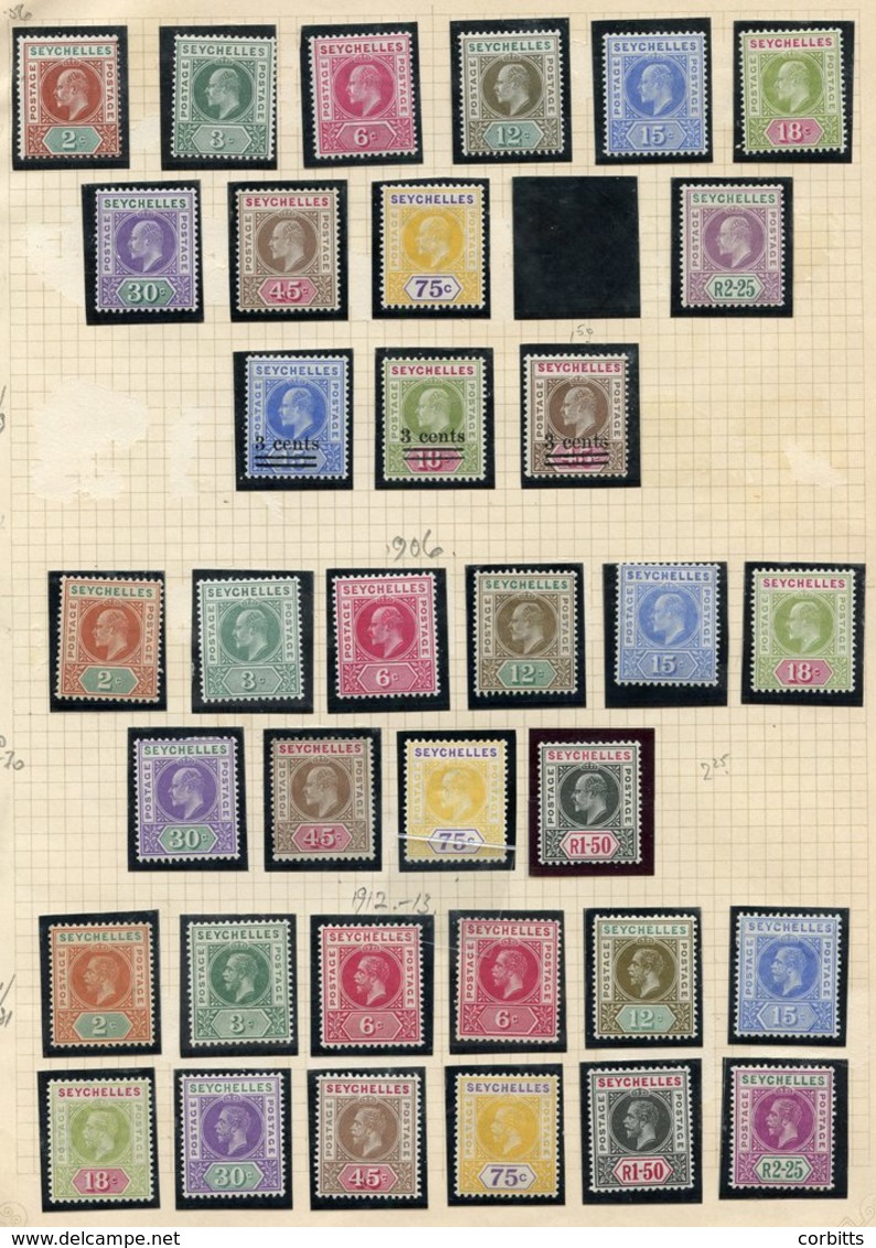 1903 CCA Set (excl. 1r.50) M, SG.46/56, 1903 Locally Surcharged Set M, SG.57/9, 1906 MCCA Set To 1r.50 M, SG.60/69, 1912 - Sonstige & Ohne Zuordnung