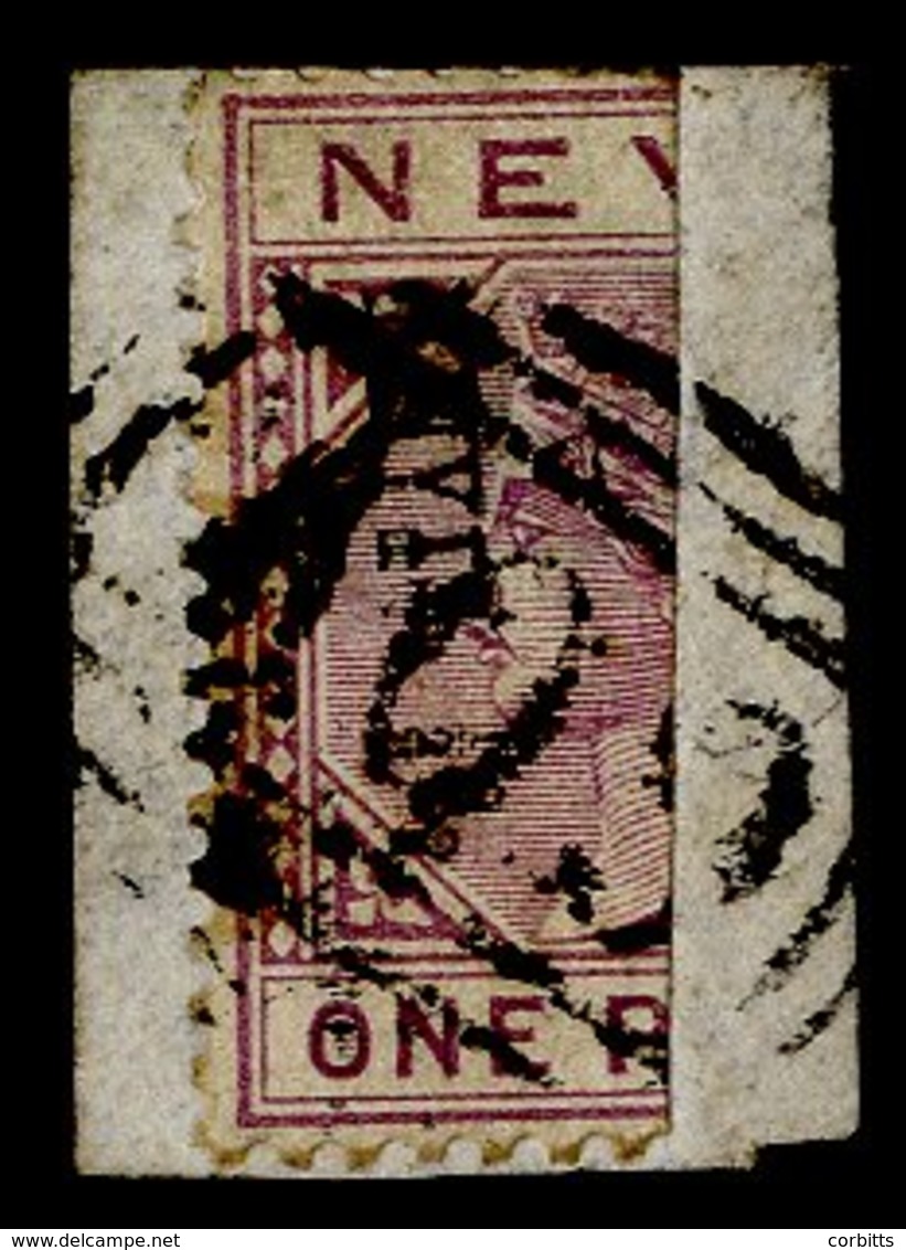 1882 ½d On Half 1d Lilac-mauve Bisected & Vertically Surcharges With (Type 6) - Variety Surcharge Double Used On A Small - Sonstige & Ohne Zuordnung