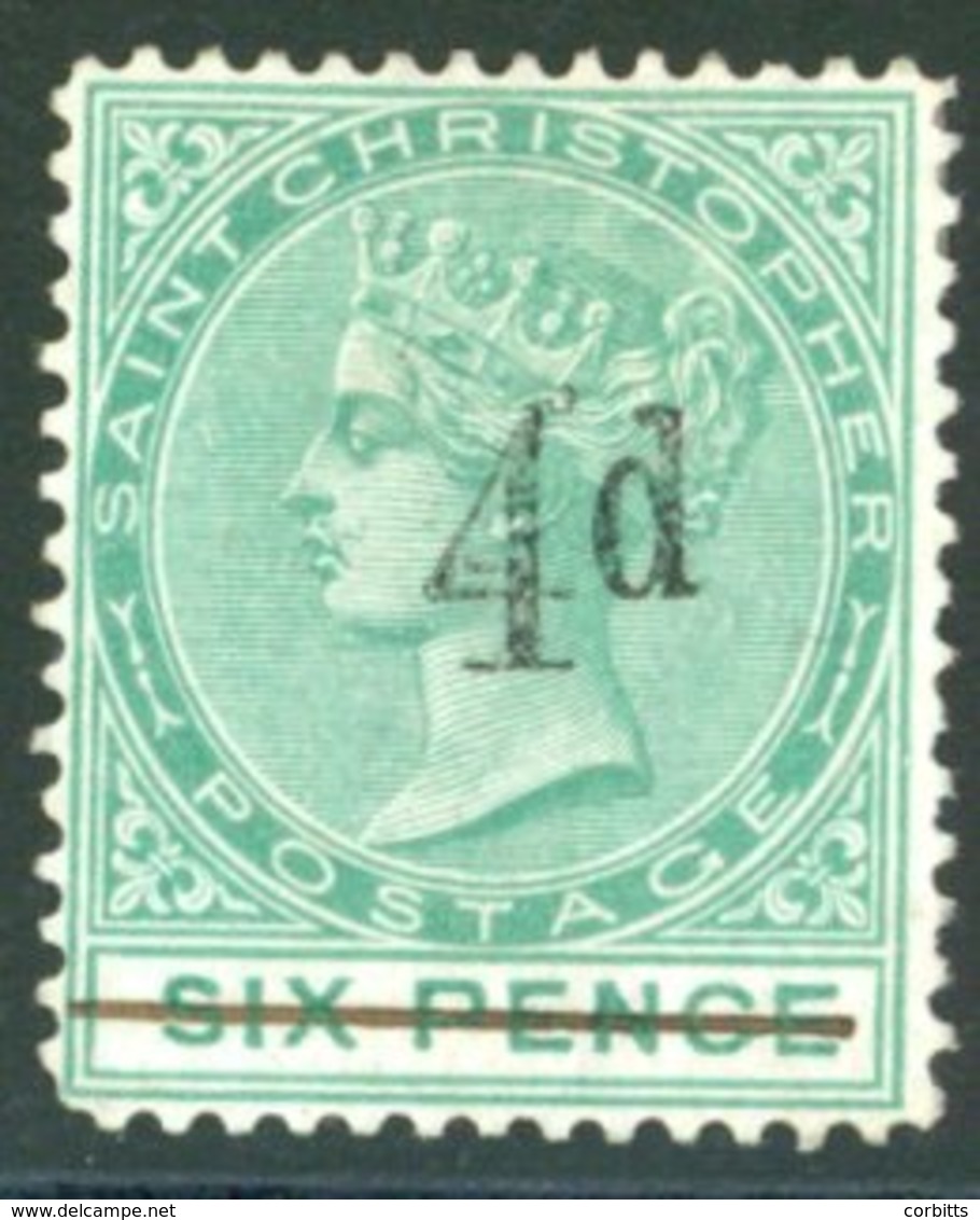 1886 4d On 6d Green, Fine Unused With Variety No Stop After 'd', SG25a. Cat. £225. (1) - Sonstige & Ohne Zuordnung