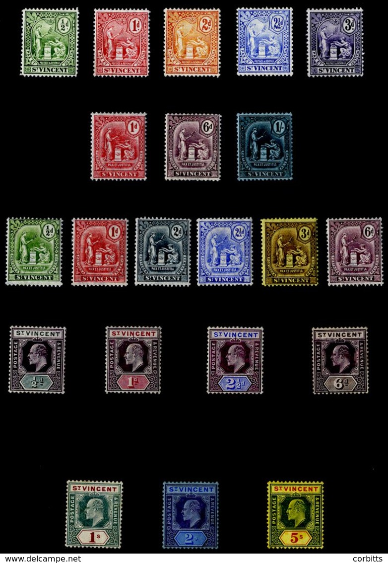 1904-11 MCCA Set Up To 5s, Fine M, SG.85/92, 1907-08 MCCA Set M, SG.94/8, 1909 MCCA Set M, SG.99/101, 1909-11 MCCA Set M - Sonstige & Ohne Zuordnung