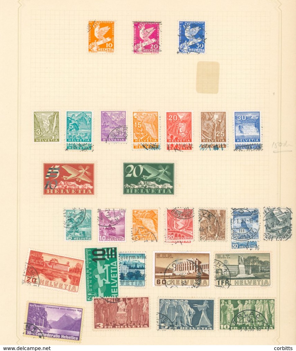 1932-57 Chiefly FU Range On Leaves, Noted Several Better Incl. 1945 PAX 1f, 2f & 5f FU (Cat. £840), Overall Cat. £1500+  - Sonstige & Ohne Zuordnung