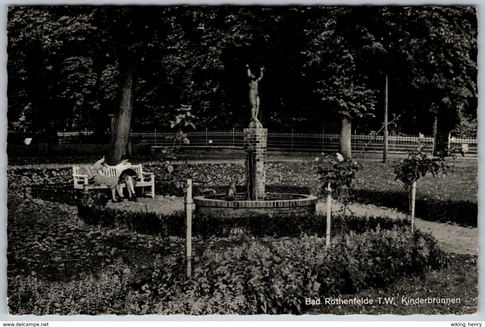 Bad Rothenfelde - S/w Kinderbrunnen - Bad Rothenfelde