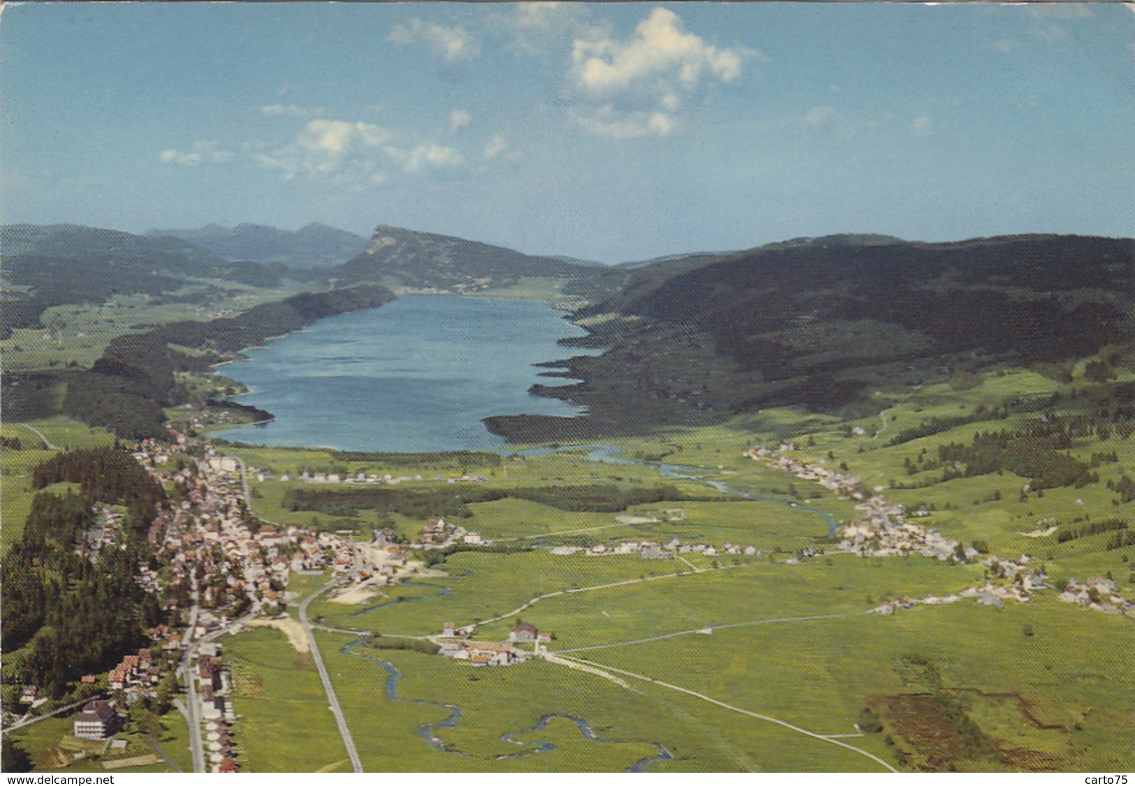 Suisse - Le Sentier, L'Orient, Lac De Joux Et Dent De Vaulion - Vue Aérienne - Edition Deriaz - Vaulion