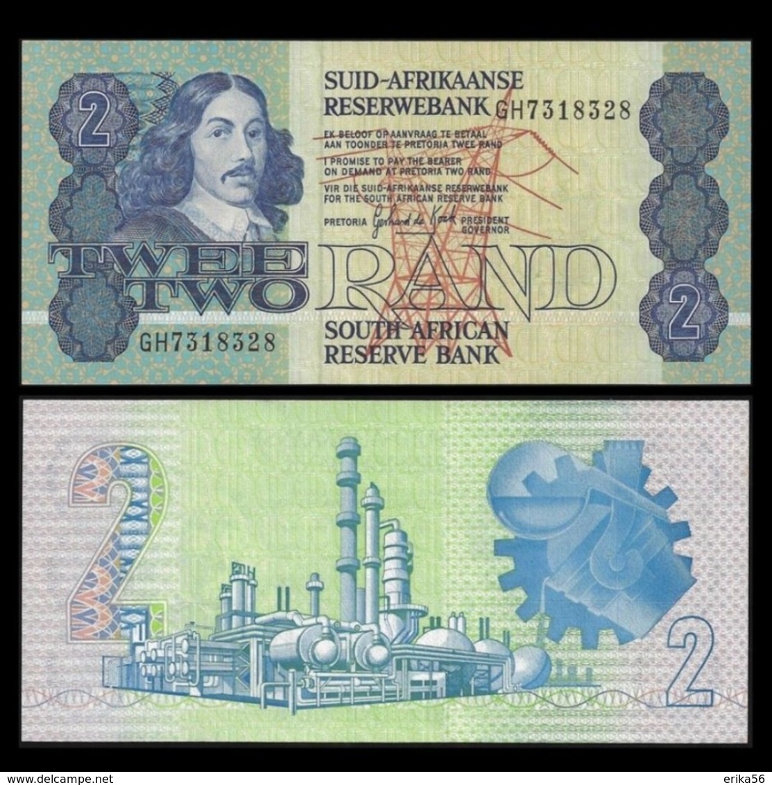 BILLET AFRIQUE DU SUD  2 Rand - Afrique Du Sud