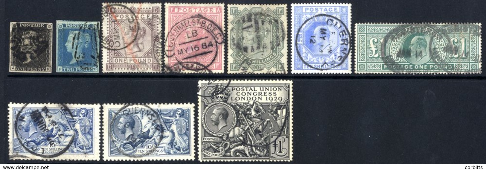 1840-1988 COLLECTION Of U Housed In A Windsor Album, Highlights Incl. 1840 1d Four Margins, 1841 2d (3) Four Margins, 18 - Sonstige & Ohne Zuordnung