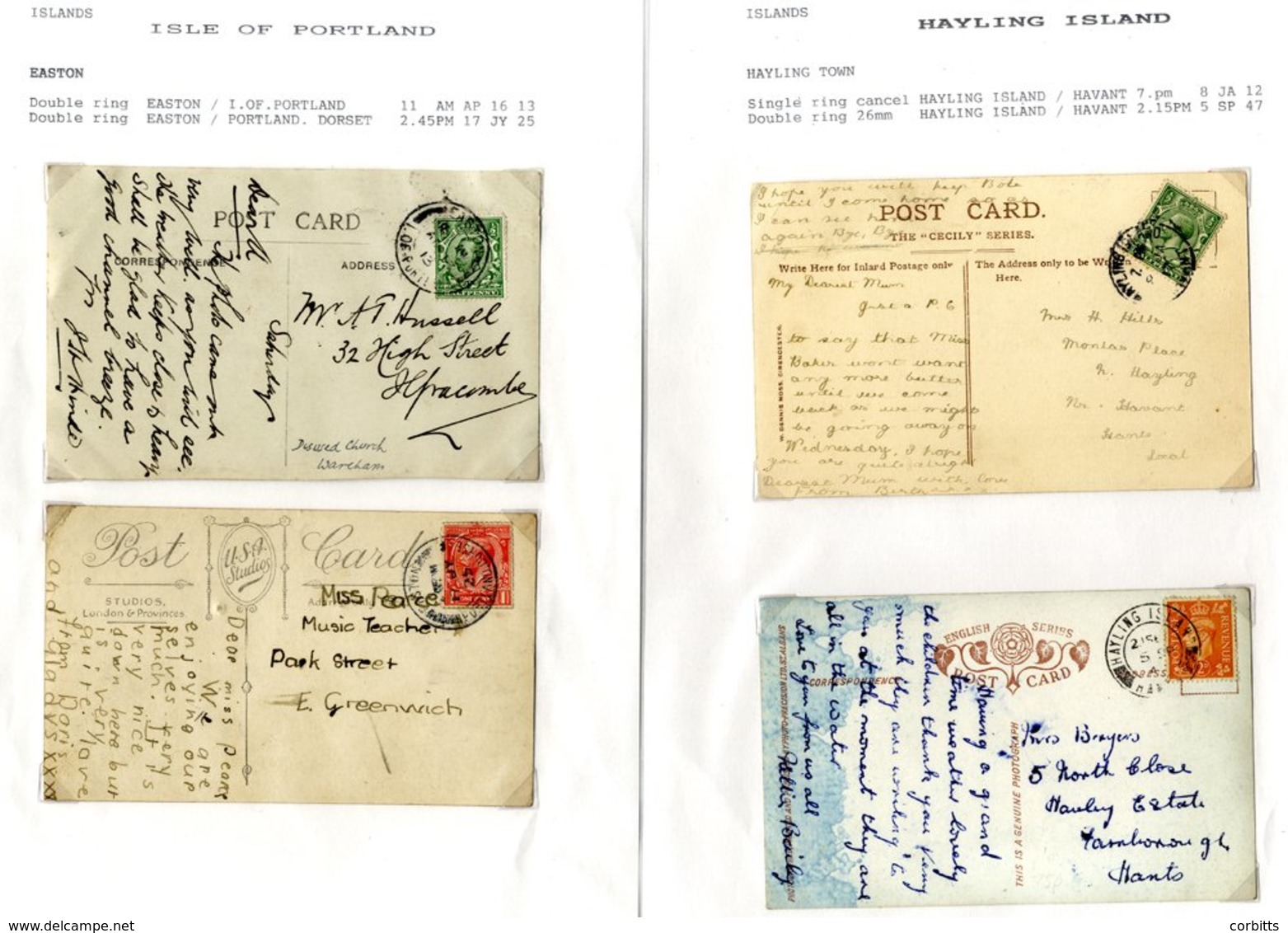 ISLANDS Postmarks Collection Of Covers/cards/pieces All With Island Pmks, Strength In Scottish Incl. Arran, Bute, Ulva,  - Sonstige & Ohne Zuordnung