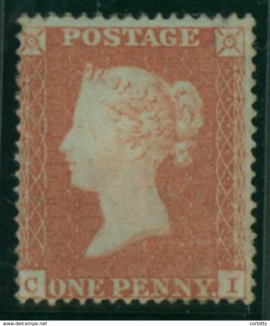 1850-54 1d Red Brown Pl.98, Archer Perf, Part O.g, Spec CE2, SG.166. RPS Cert. 2019. Rare. Cat. £3500. - Autres & Non Classés