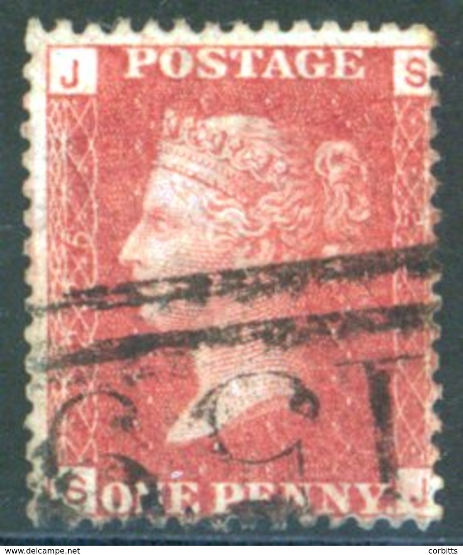 1864-79 1d Rose Red Plate 225 FU With Scots Numeral '159', SG.43 Cat. £700 (1) - Sonstige & Ohne Zuordnung